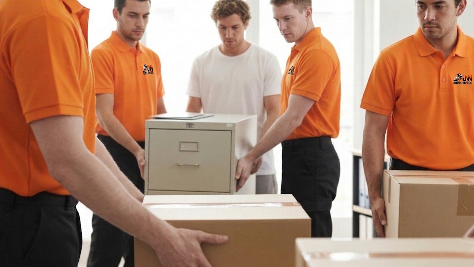 UNN professional moving team at work