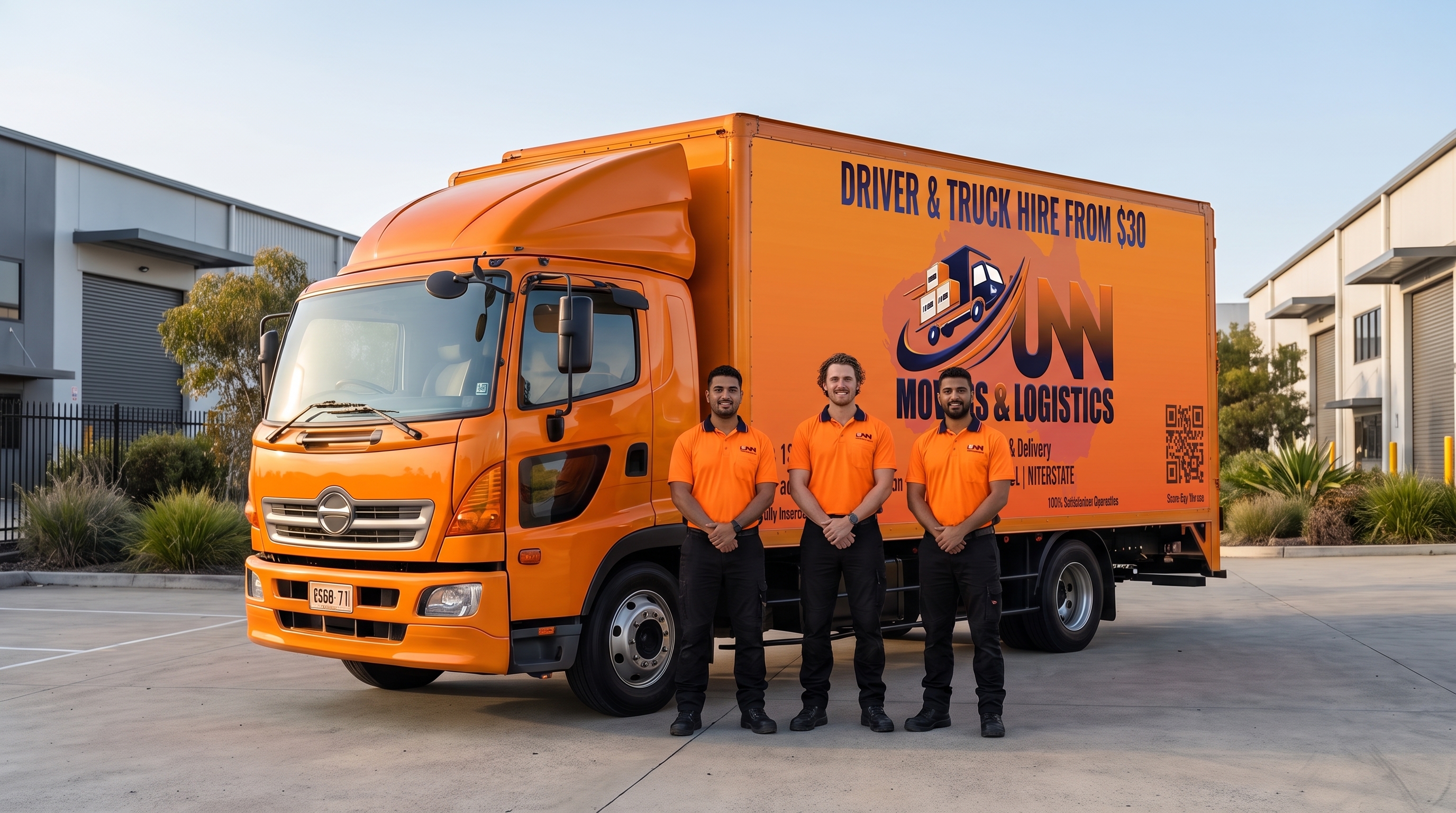 The UNN Movers crew at work on a Sydney job