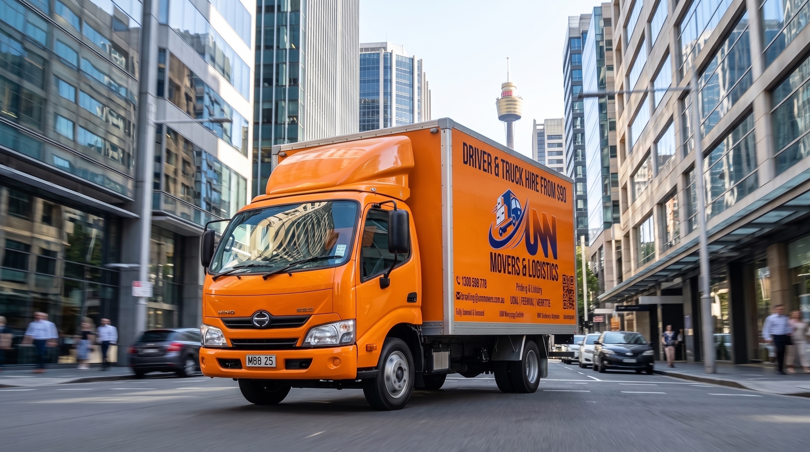 UNN Movers modern truck fleet on the highway